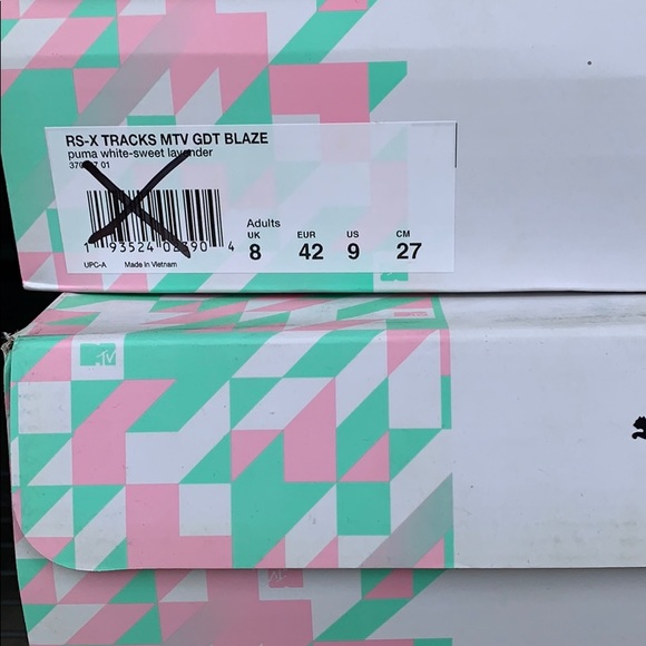 RS-X Tracks MTV Gradient Blaze Sneakers - Picture 8 of 9
